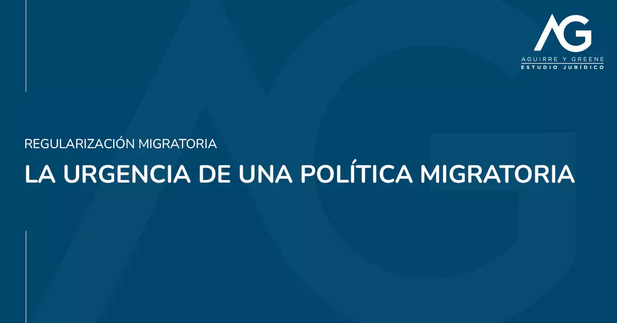 urgencia política migratoria - Estudio Jurídico Aguirre y Greene